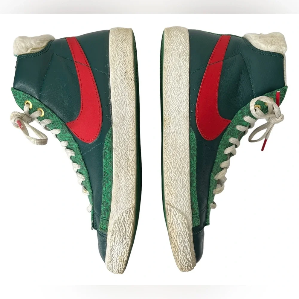 Nike Blazer Mid '77 Vintage GS Christmas Sweater 6Y = Womens Size 8 - DC4410-300